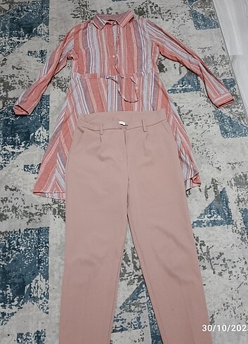 Tunik pantalon takim