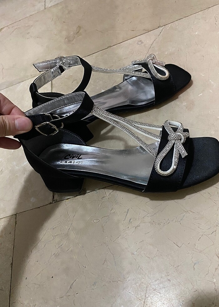 kız çocuk abiye ayakkabı - Görsel 2