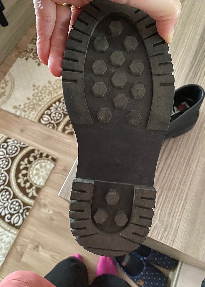 kız çocuk loafer  ayakkabı - Görsel 5