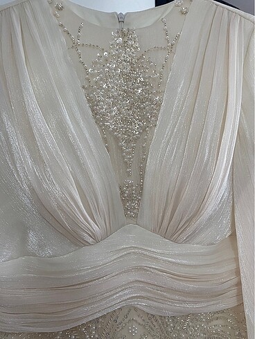 tesettür abiye nikah elbisesi - Görsel 7