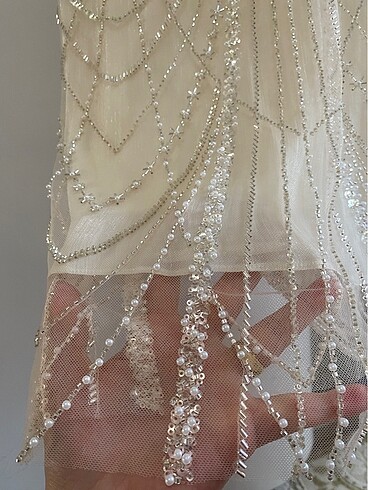 tesettür abiye nikah elbisesi - Görsel 9