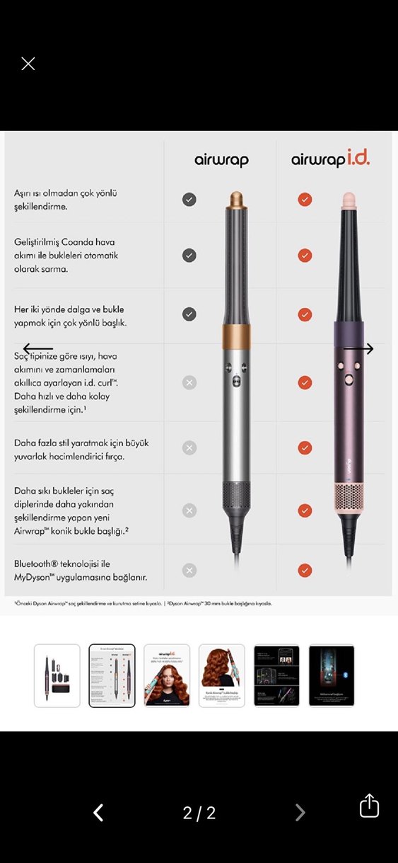 Mor Çok Fonksiyonlu Saç Şekillendirici iletişim 5399480608 - Görsel 2