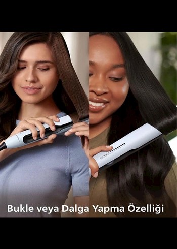 Philips Beyaz Gri Saç Düzleştirici - Görsel 2