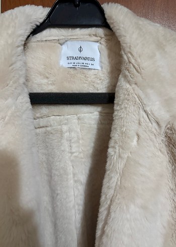 Kürklü Bej Deri Kadın Ceket - Görsel 2