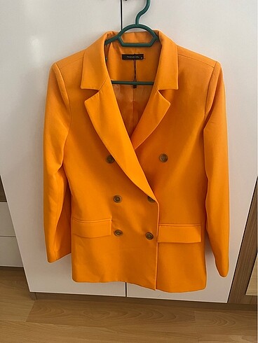 38 Beden Turuncu Trendyolmilla blazer ceket