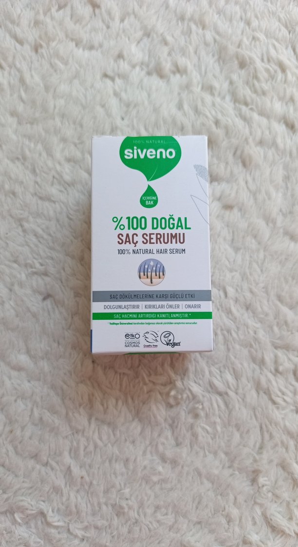 Siveno %100 Doğal Saç Serumu - Görsel 2