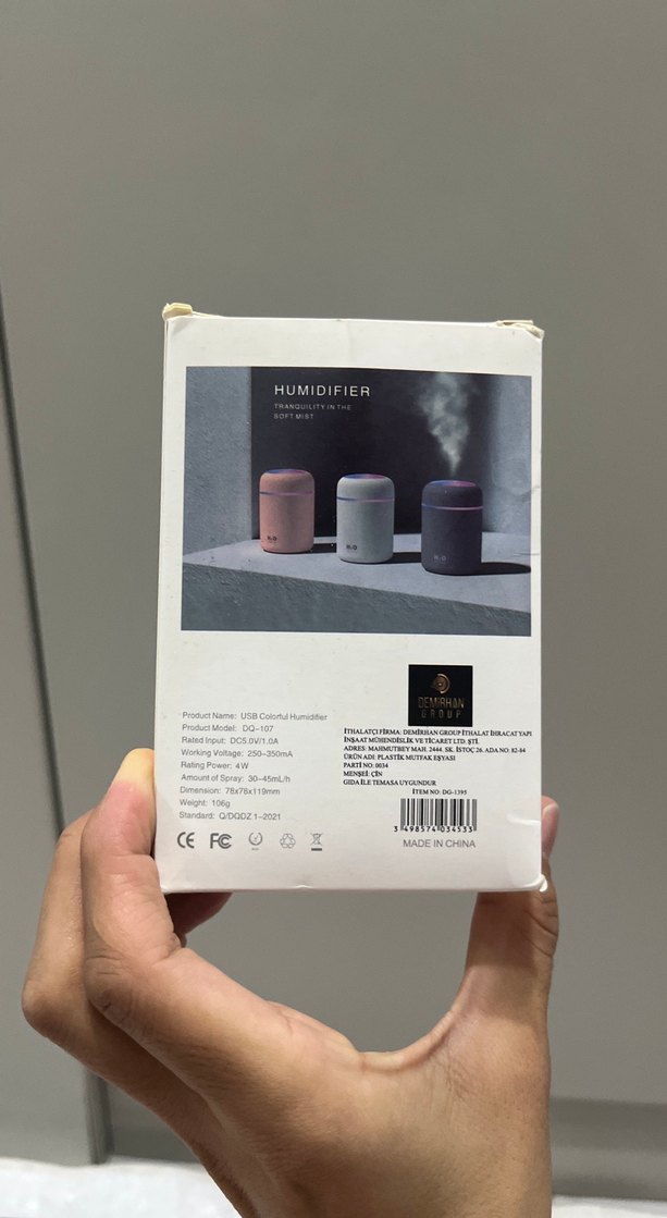 Gri Beyaz H2O Hava Temizleyici ve Nemlendirici - Görsel 2