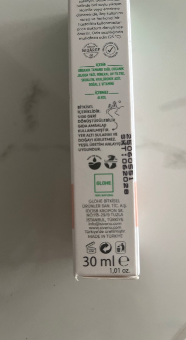 Siveno SPF 50+ Renkli Organik Yüz Güneş Kremi - Görsel 3