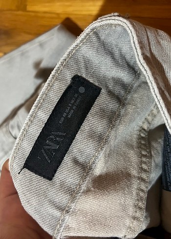 l Beden Gri zara wide leg jean