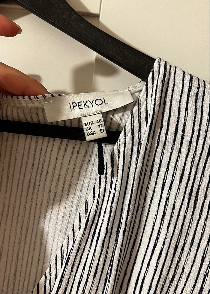 İpekyol çizgili elbise - Görsel 5