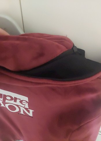 Erkek  Siyah Fermuarlı Sweatshirt çift taraflı kışlık kalın - Görsel 6