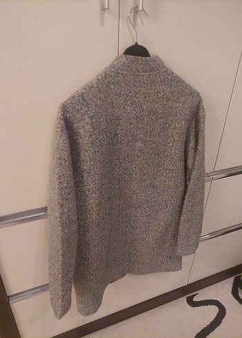 Gri kadın kaban ceket  markalı - Görsel 4