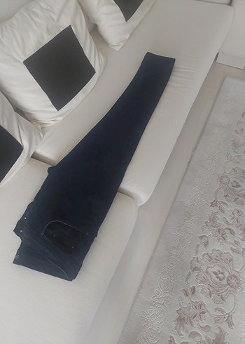 Lacivert erkek Skinny Denim Pantolon - Görsel 3