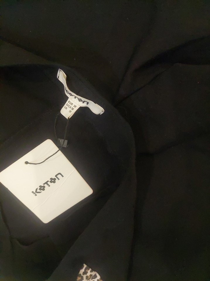 Kadın Siyah Spor Kumaş Pantolon - Görsel 5