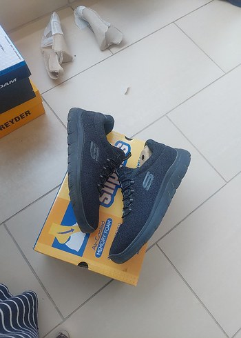 43 Beden mavi Renk Skechers Spor Ayakkabı