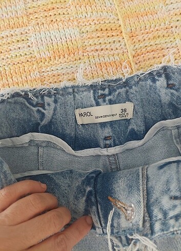 36 Beden mavi Renk Şık kot pantolon