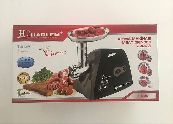 Harlem Gurme Kıyma Makinesi /Sıfır Ürün