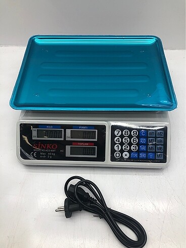 Elektrikli Şarjlı Terazi