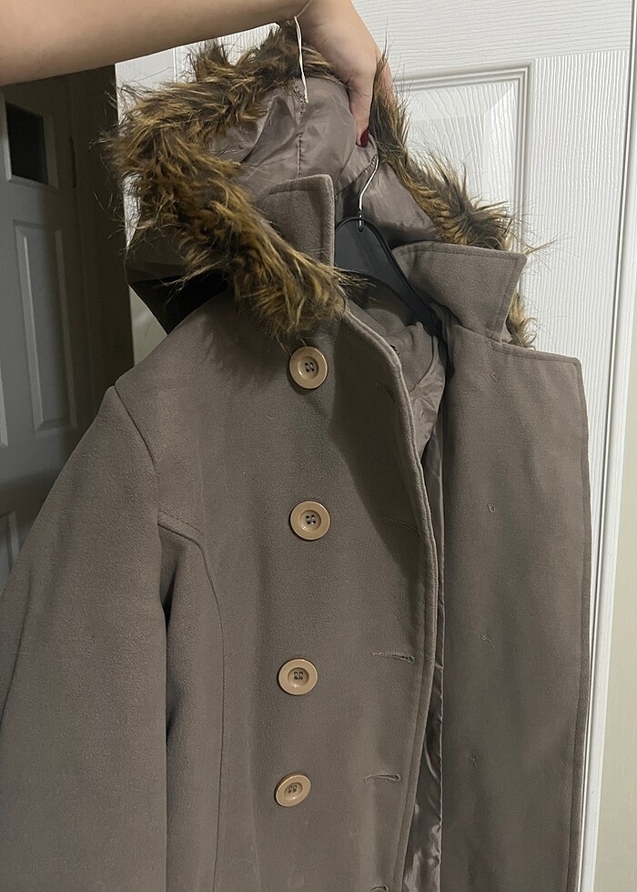 Kadın Bej Trençkot - Görsel 5