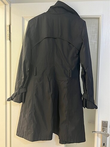 Kadın Siyah Trençkot - Görsel 5