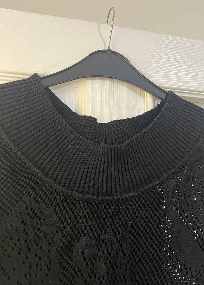 Kadın Siyah Triko - Görsel 2