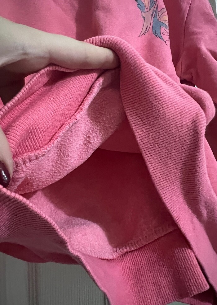 Pembe Sweatshirt - Görsel 3