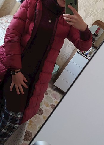 Diğer Bordo şişme mont