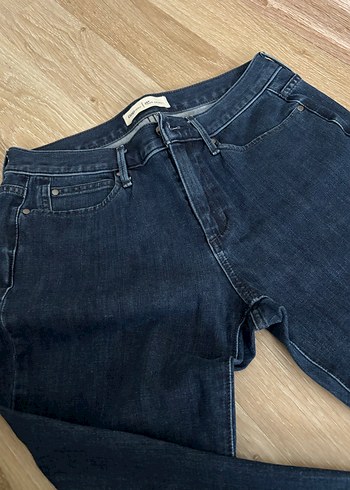 Kadın Lacivert Regular Fit Denim Pantolon - Görsel 3