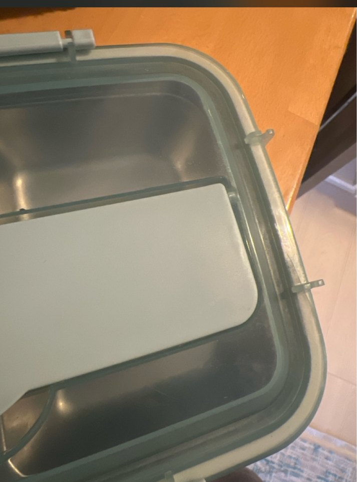 Bölmeli Mavi Gıda Kabı - Görsel 2