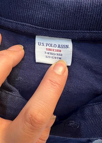 5 Yaş Beden Siyah Erkek çocuk Polo Tişört Kısa Kollu