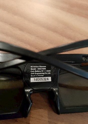 Kare Siyah 3D Gözlük - Görsel 6