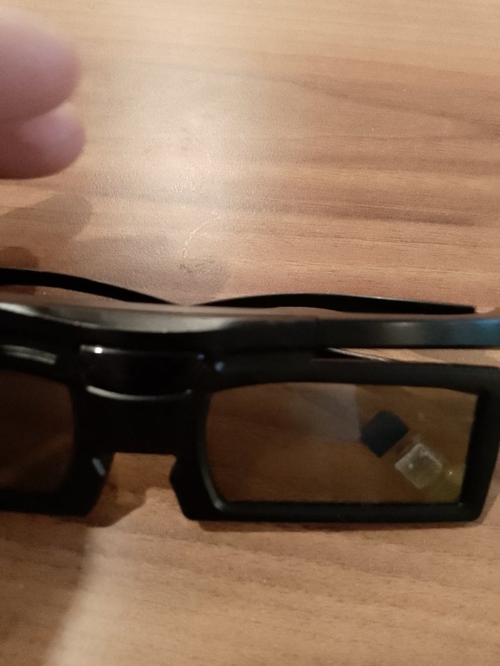 Kare Siyah 3D Gözlük - Görsel 4