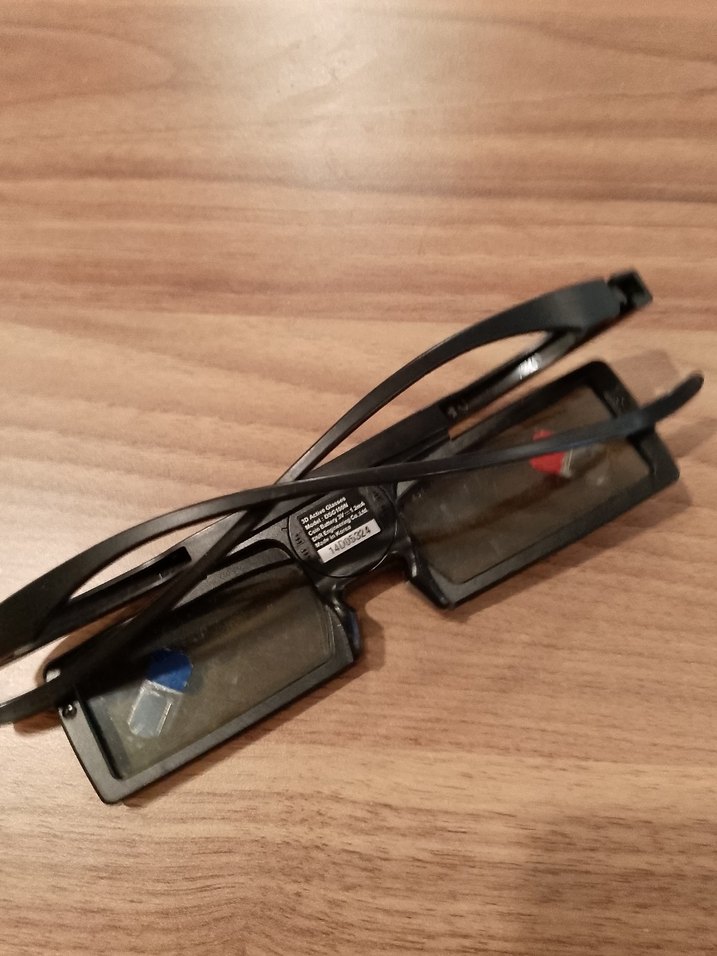 Kare Siyah 3D Gözlük - Görsel 2