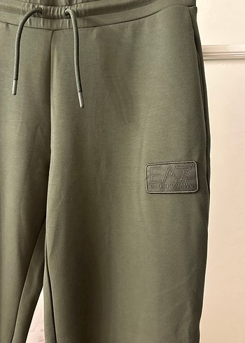 Kemerli Yeşil Kadın Rahat Eşofman Altı - Görsel 2