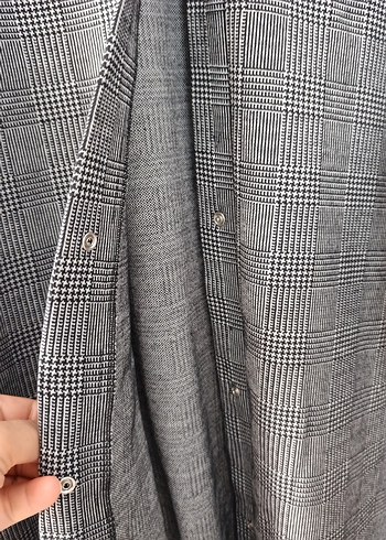 xl Beden Gri Uzun Kollu Rahat Kadın Kışlık Hırka