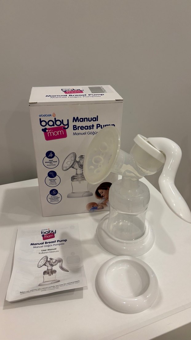 Ebebek Baby Mom Manuel Göğüs Pompası Beyaz - Görsel 2