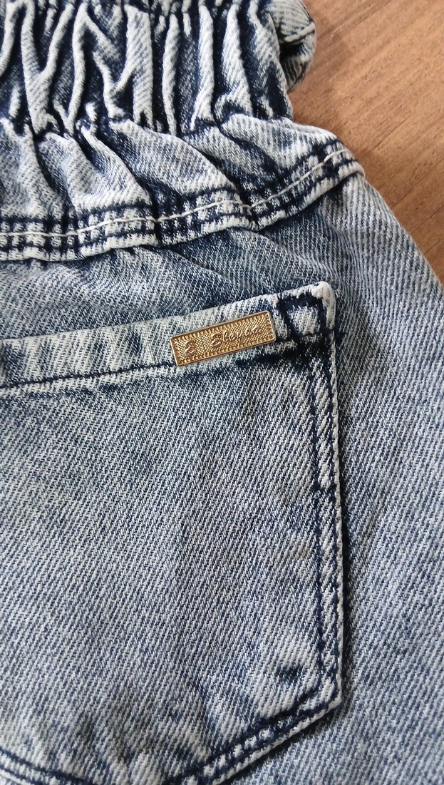 Düğmeli Loose Fit Mini Denim Şort - Görsel 5