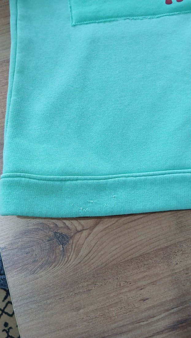 Turkuaz Kapüşonlu Fermuarlı Kadın Sweatshirt - Görsel 4