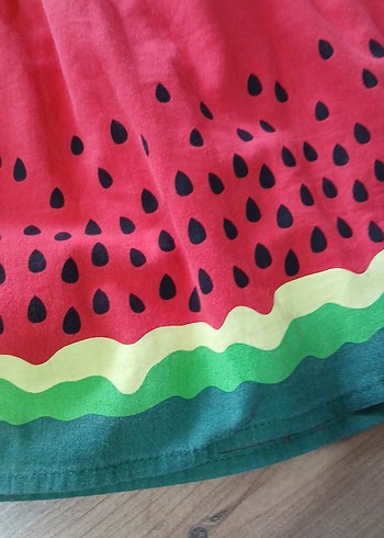 Kız Çocuk Pembe Renkli Fırfırlı Etek - Görsel 3