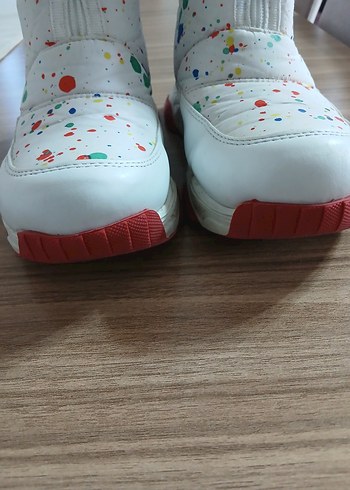 Renkli Baskılı Kız Çocuk Botları - Görsel 4