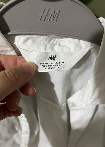 H&M Beyaz Klasik Gomlek