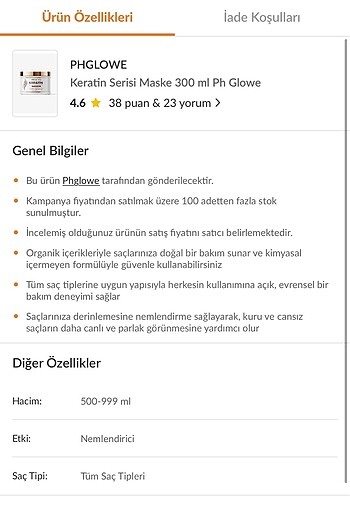 Diğer Keratin Saç Maskesi