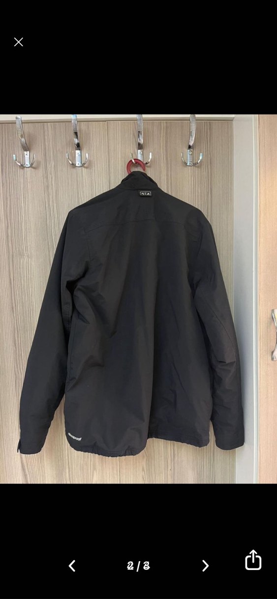 Adidas Siyah Fermuarlı Erkek Rüzgarlık su almaz - Görsel 2