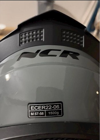 Gri Biker Motosiklet Kaskı m beden ncr 3.4 defa kullandım kısa - Görsel 3