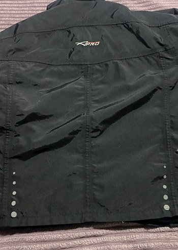 Siyah Erkek  motorcu montu ıc yelek çıkıyor solma leke yok - Görsel 6