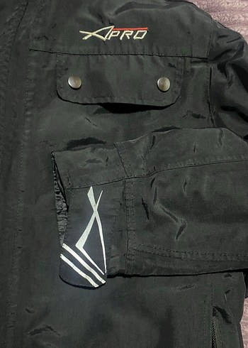 Siyah Erkek  motorcu montu ıc yelek çıkıyor solma leke yok - Görsel 5