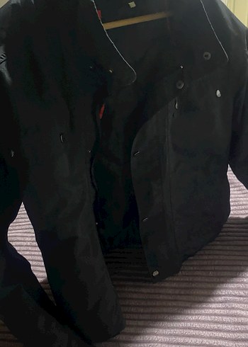 Siyah Erkek  motorcu montu ıc yelek çıkıyor solma leke yok - Görsel 7