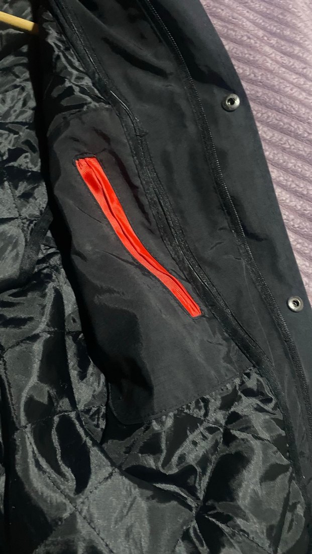 Siyah Erkek  motorcu montu ıc yelek çıkıyor solma leke yok - Görsel 3