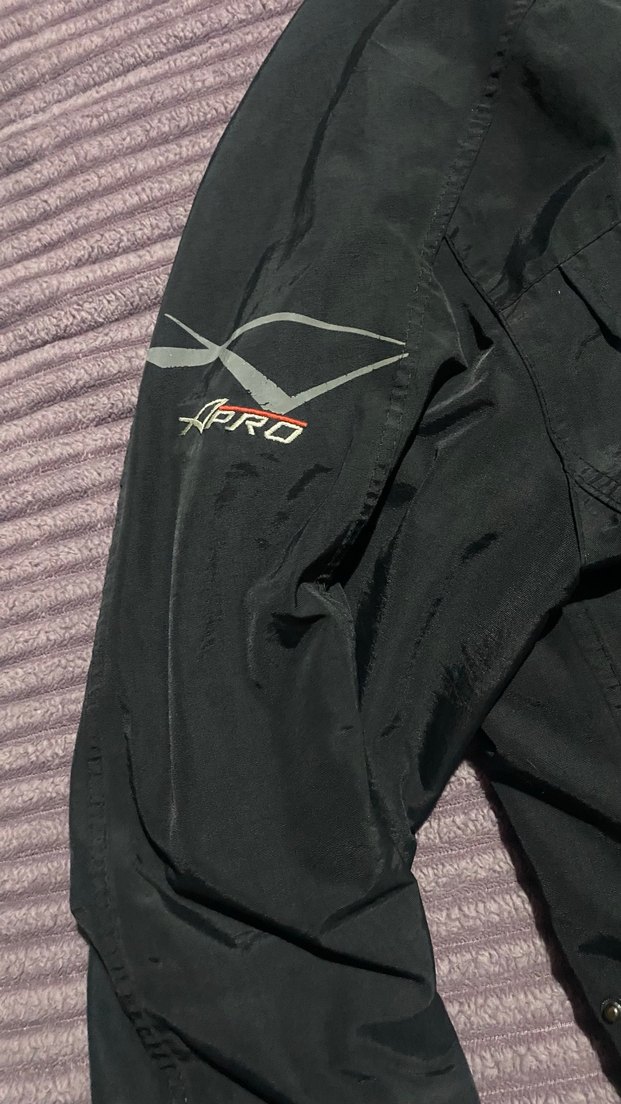 Siyah Erkek  motorcu montu ıc yelek çıkıyor solma leke yok - Görsel 4