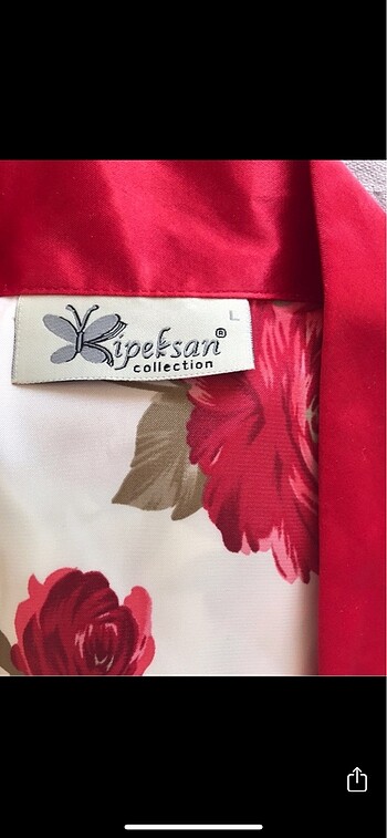 l Beden İpek saten gecelik sabahlık pijama takım